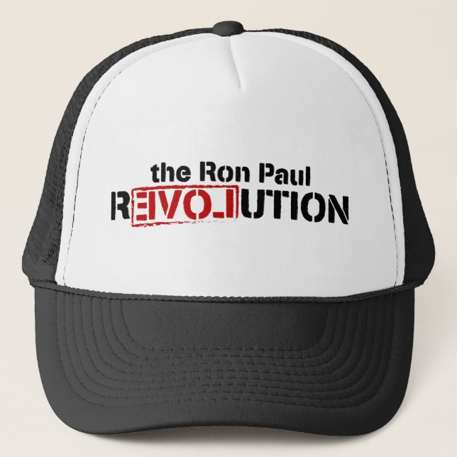 Ron Paul revolutionhatt Truckerkeps (Framsida)