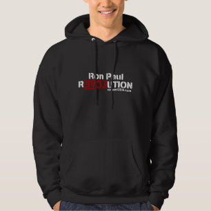 Ron Paul revolutionHoodie Sweatshirt Med Luva