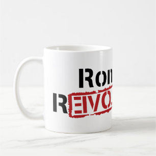 Ron Paul revolutionmugg Kaffemugg