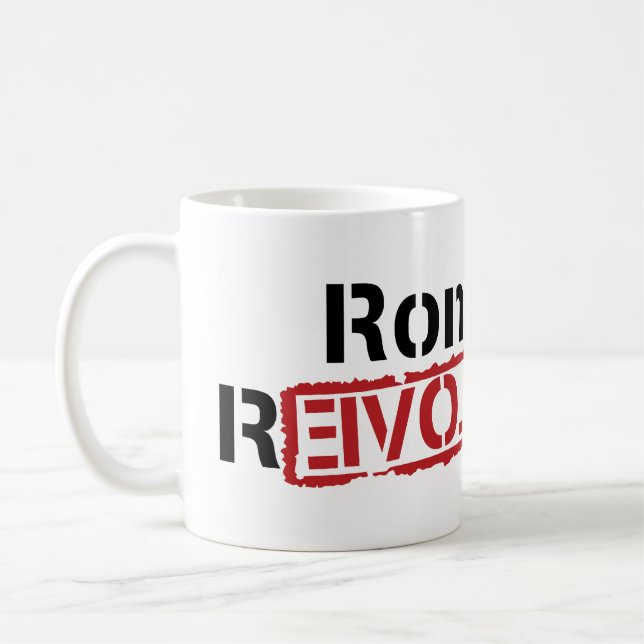 Ron Paul revolutionmugg Kaffemugg (Vänster)