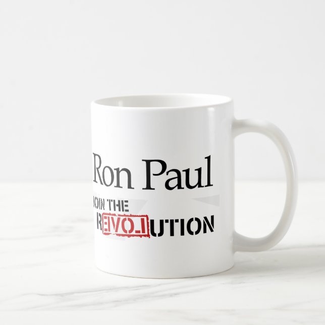 Ron Paul revolutionmugg Kaffemugg (Höger)