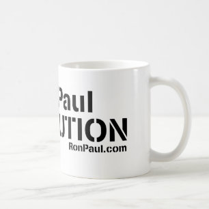Ron Paul revolutionmugg Kaffemugg