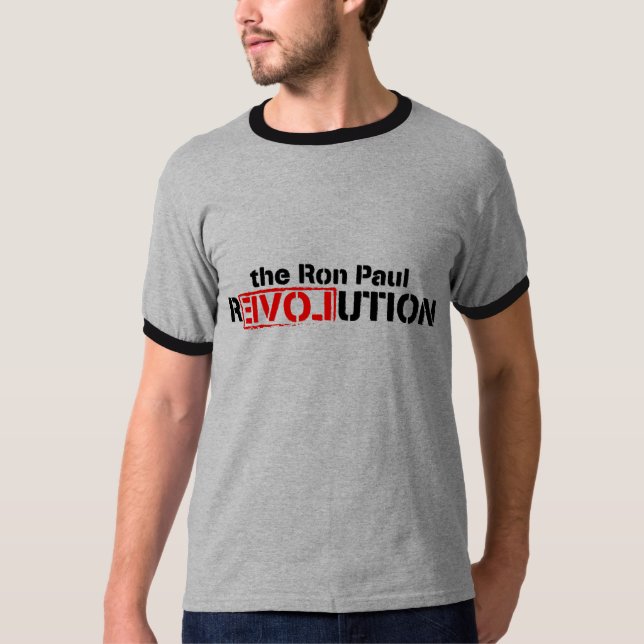 Ron Paul revolutionRinger T Shirt (Framsida)