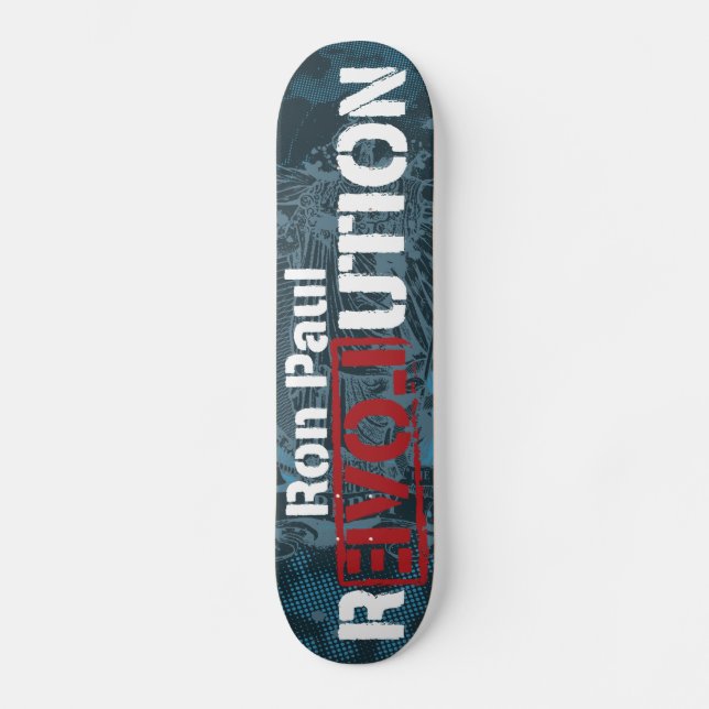 Ron Paul revolutionSkateboard Mini Skateboard Bräda 18,7 Cm (Framsida)