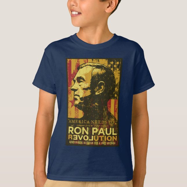 Ron Paul revolutionskjorta Tee (Framsida)