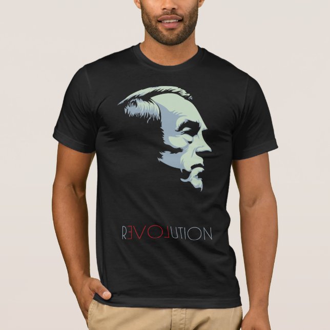 Ron Paul revolutionskjorta Tee Shirt (Framsida)