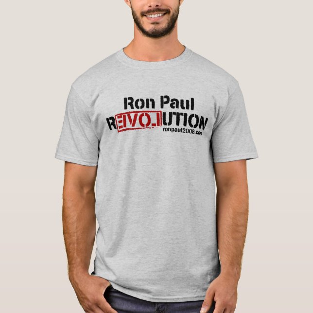 Ron Paul revolutionskjorta Tee Shirt (Framsida)