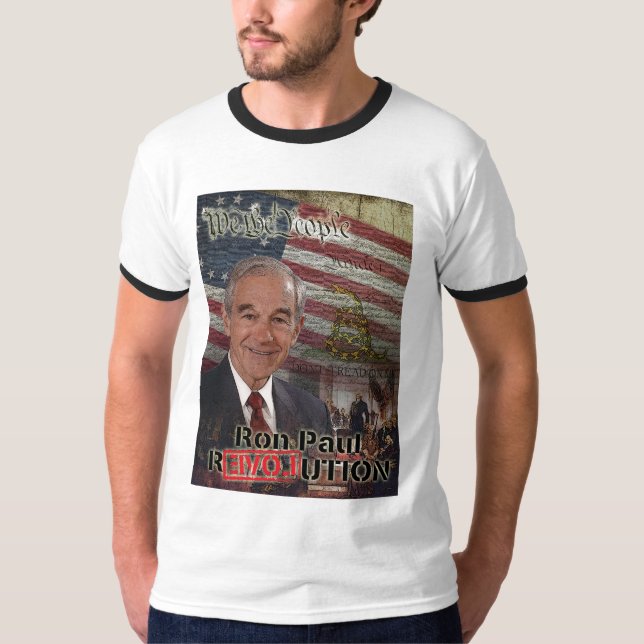 Ron Paul revolutionskjorta Tee Shirt (Framsida)