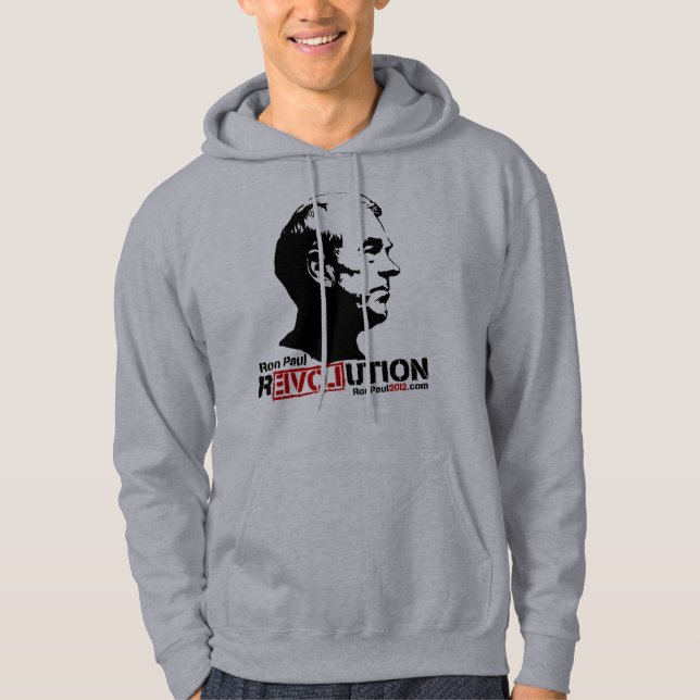 Ron Paul revolutionT-tröja 2012 Hoodie (Framsida)