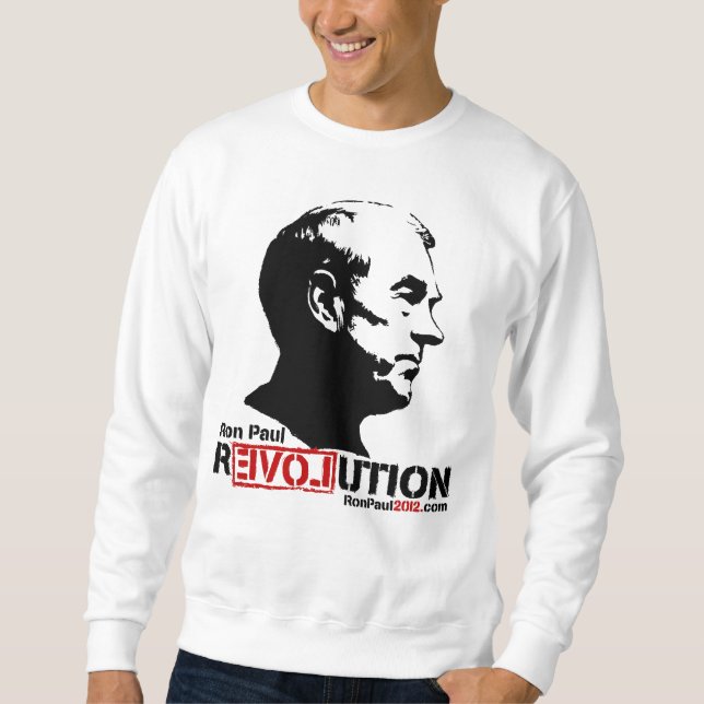 Ron Paul revolutionT-tröja 2012 Sweatshirt (Framsida)