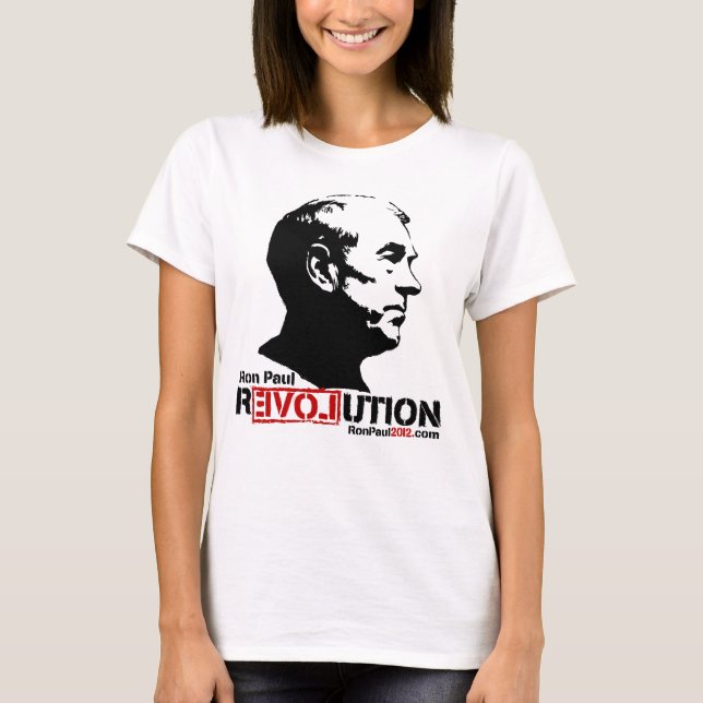 Ron Paul revolutionT-tröja 2012 T-shirt (Framsida)