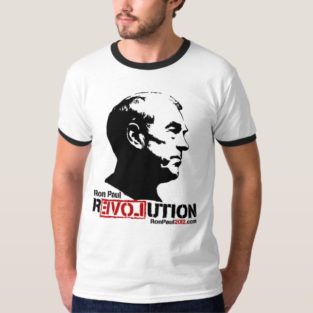 Ron Paul revolutionT-tröja 2012 Tee (Framsida)