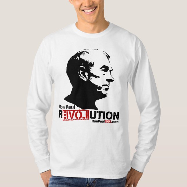 Ron Paul revolutionT-tröja 2012 Tee (Framsida)