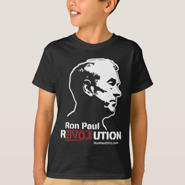 Ron Paul revolutionT-tröja 2012 Tee (Framsida)