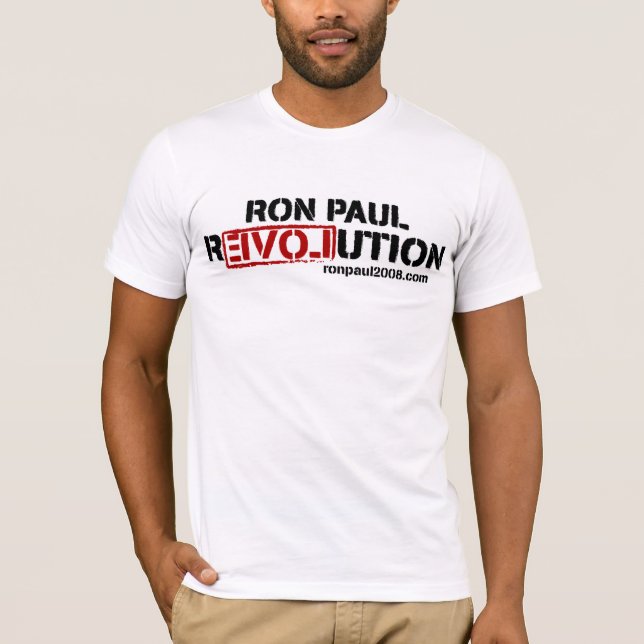 Ron Paul revolutionT-tröja T-shirt (Framsida)