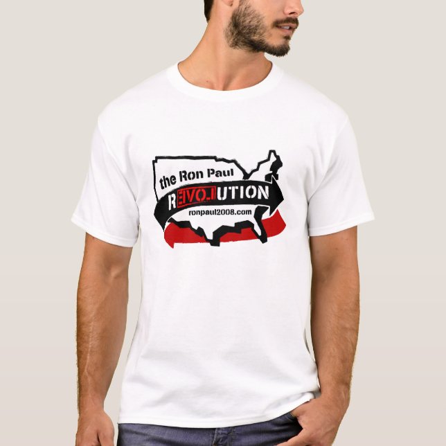 Ron Paul revolutionT-tröja Tröja (Framsida)