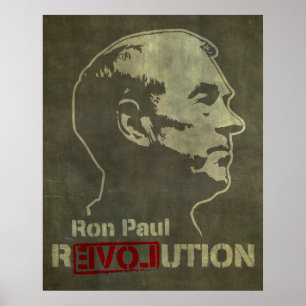 Ron Paul revolutiontryck Poster