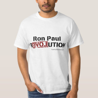 Ron Paul revolutionutslagsplats Tee Shirt