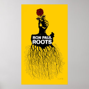 Ron Paul Roots Skriv ut Poster