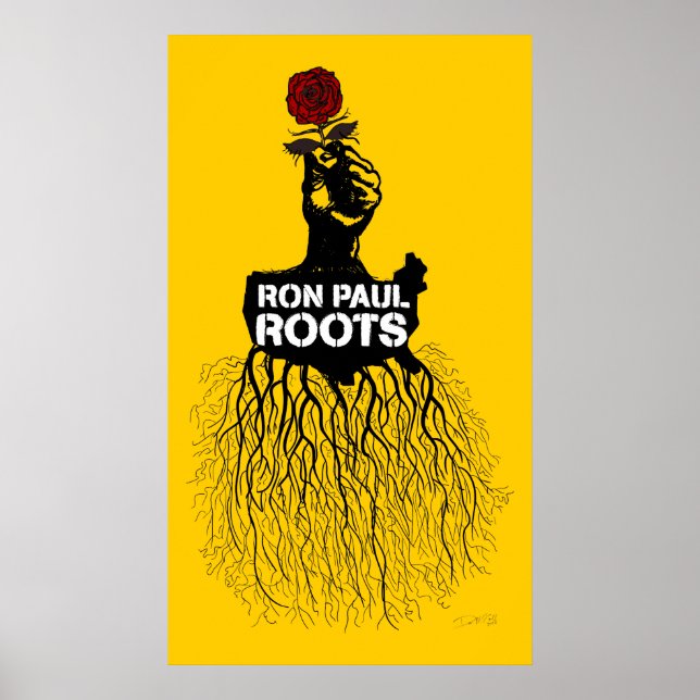Ron Paul Roots Skriv ut Poster (Framsidan)