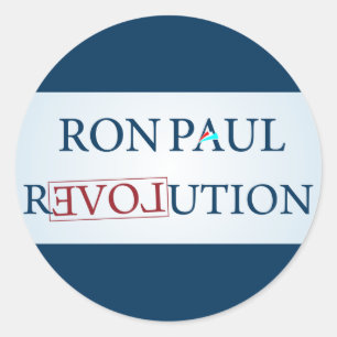 Ron Paul Runt Klistermärke