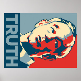 Ron Paul SANNINGSaffisch Poster
