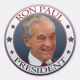 Ron Paul slagklistermärkear Runt Klistermärke
