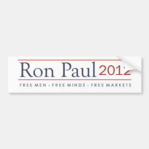 Ron Paul som 2012 fria fria manar varar besvärad Bildekal