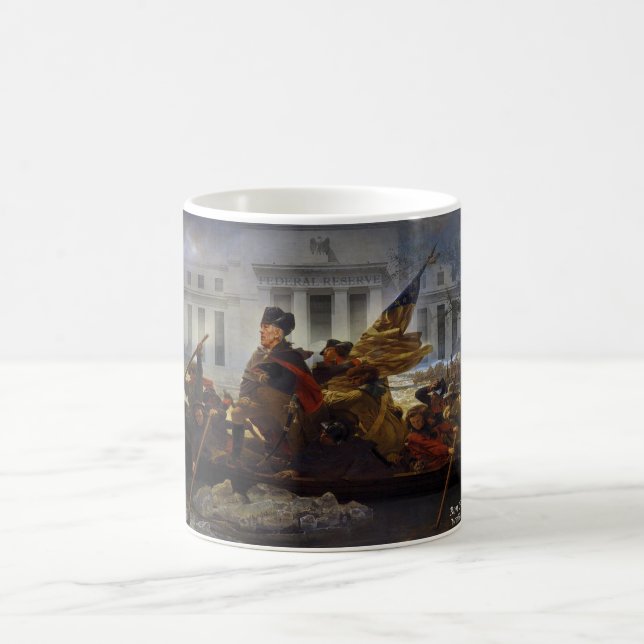 Ron Paul som korsar Potomacen Kaffemugg (Center)