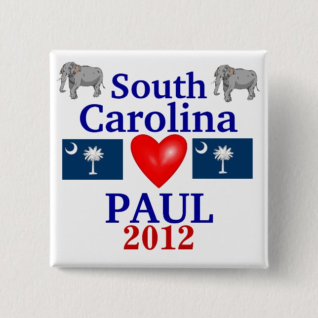 Ron Paul South Carolina 2012 Knapp (Framsida)