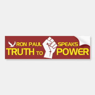 Ron Paul talar sanning för att driva Bildekal