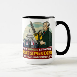 Ron Paul vs. Zombienationalekonomi din mugg
