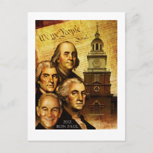 Ron Paul "We the People" Vykort