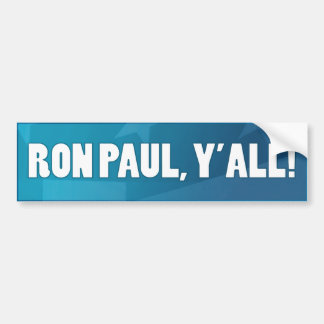 Ron Paul Yall! Bildekal