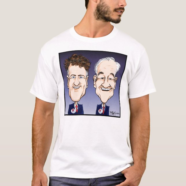 Ron & RandPaul T-tröja w/b Tröja (Framsida)