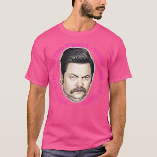 Ron Swanson har aldrig halverats två Saker hel en T Shirt