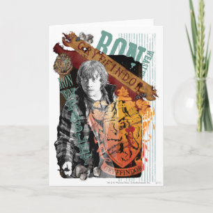 Ron Weasley Collage 1 Kort