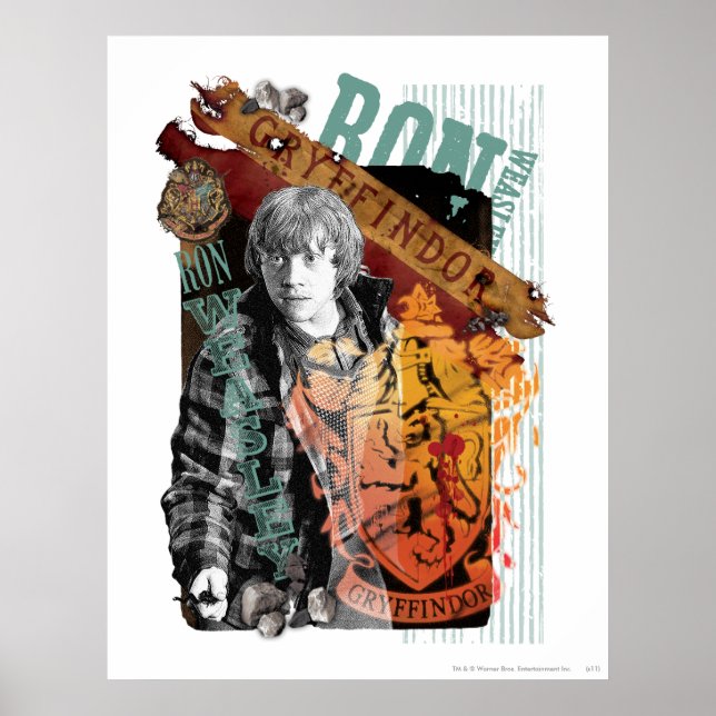 Ron Weasley Collage 1 Poster (Framsidan)