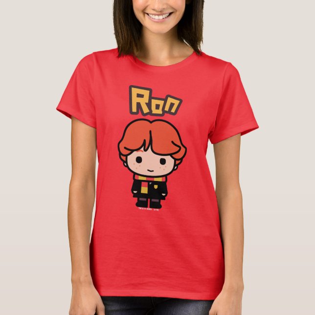 Ron Weasley Tecknad Karaktär Konst T-shirt (Framsida)
