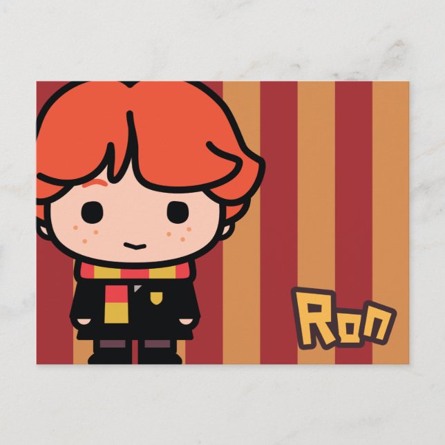 Ron Weasley Tecknade figurer Art Vykort (Framsida)