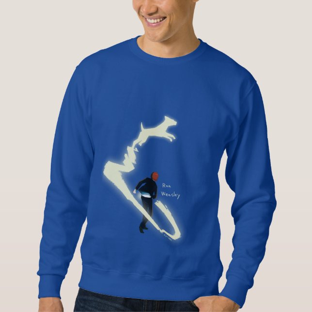 Ron Weasleys Patronus-målning Lång Ärmad Tröja (Framsida)