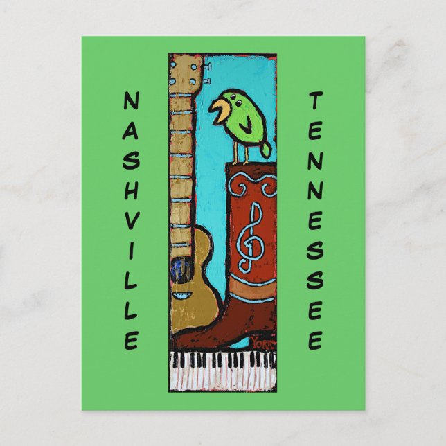 Ron York Art Nashville, TN-vykort Vykort (Framsida)