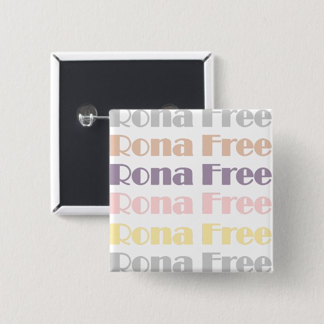 Rona Free Knapp (Framsida & baksida)