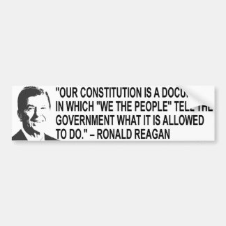 Ronal Reagan citationsteckenbildekal Bildekal