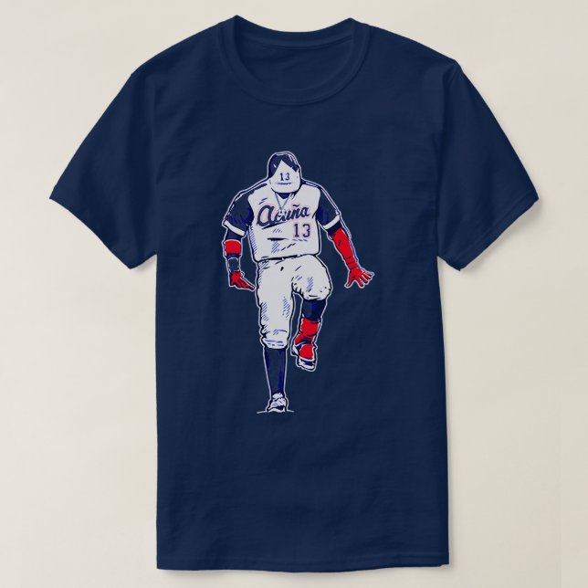 Ronald Acuna Jr SuperPose T Shirt (Design framsida)