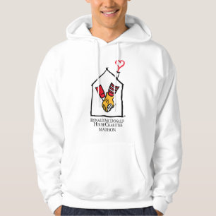 Ronald McDonald händer Sweatshirt Med Luva