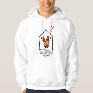Ronald McDonald händer Sweatshirt Med Luva