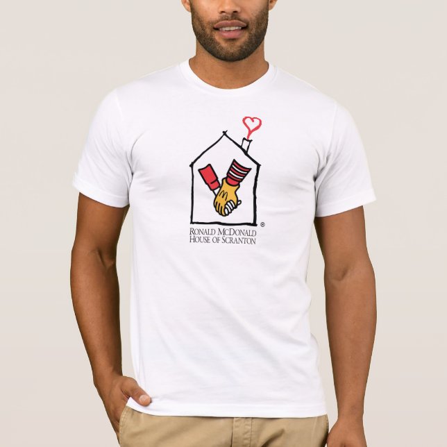 Ronald McDonald händer T-shirt (Framsida)