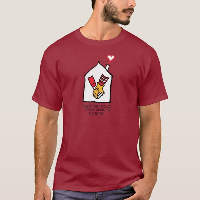 Ronald McDonald händer Tee (Framsida)