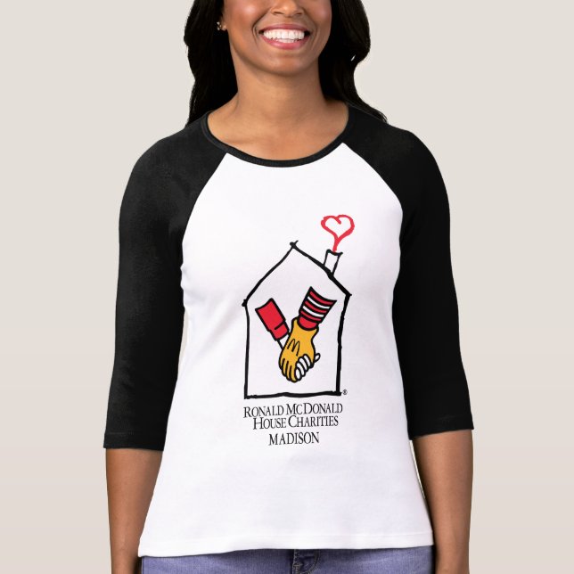 Ronald McDonald händer Tee (Framsida)